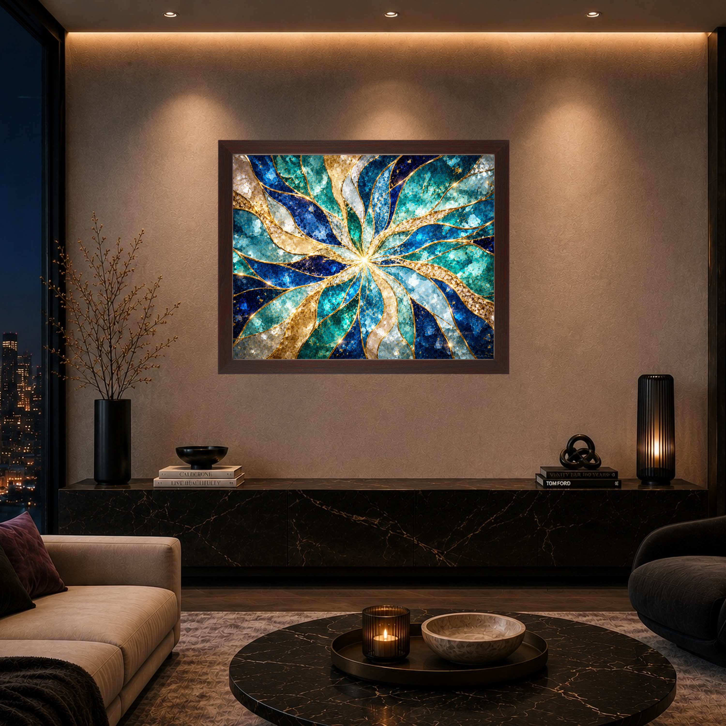 Ocean Prism | Framed Canvas Wall Art