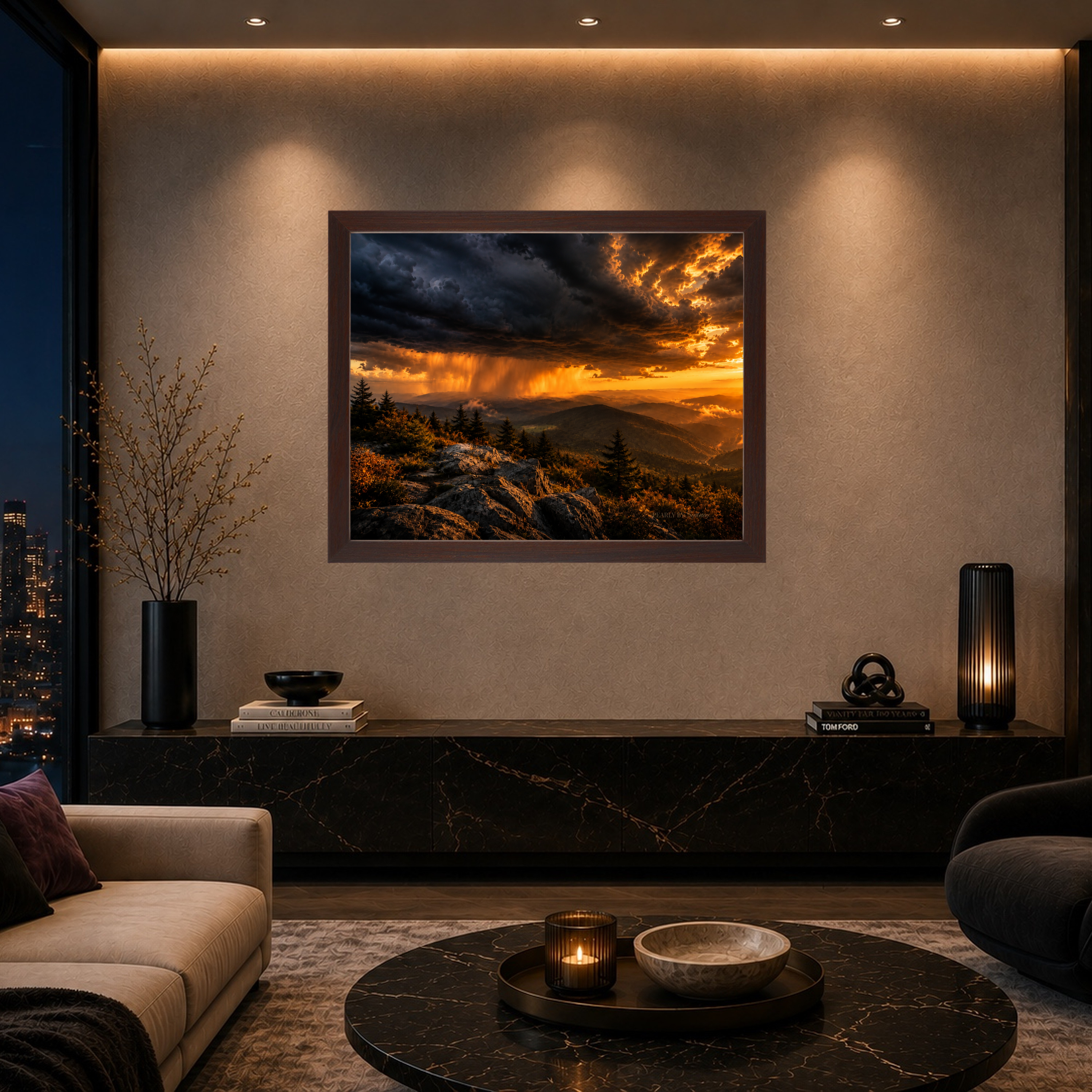 Rolling Hills | Framed Canvas Wall Art