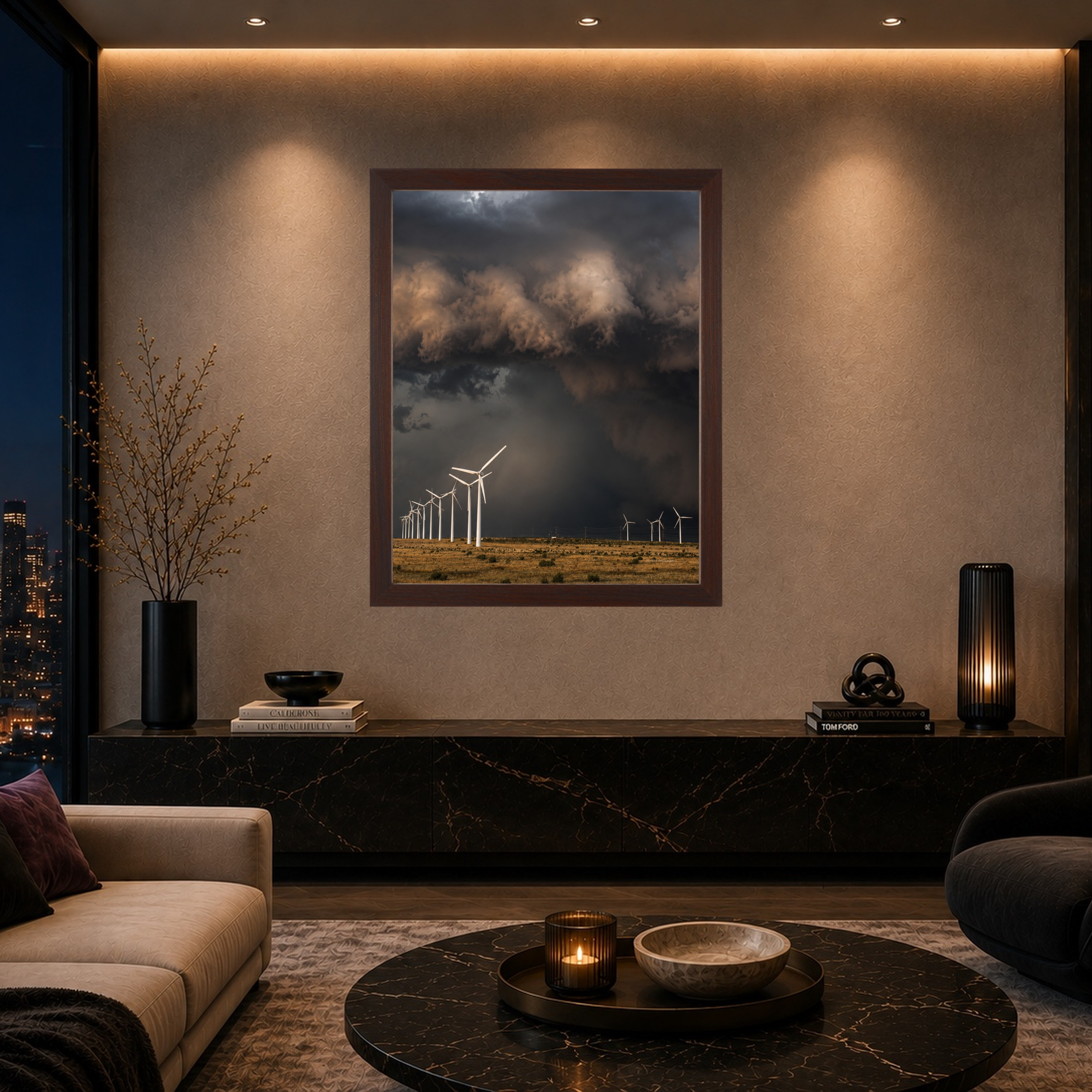 Twilight Plains | Framed Canvas Wall Art