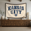 Kansas City Blue | Woven Blanket