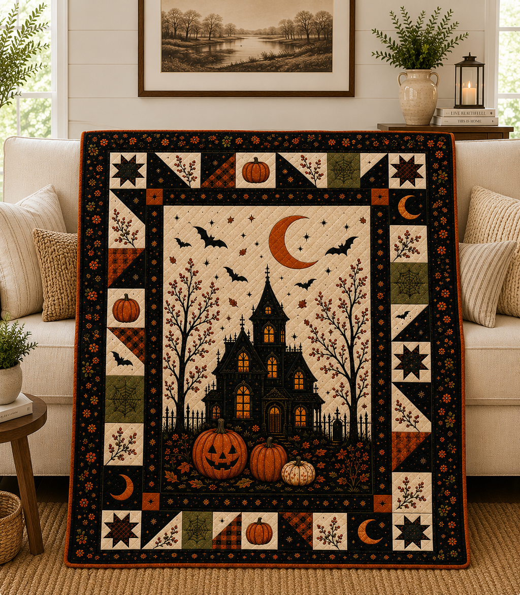 Haunted Hollow | Quilted Throw