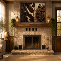 The Cowgirl's Saddle | Framed Canvas Wall Art