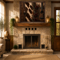 The Cowgirl's Melody | Framed Canvas Wall Art