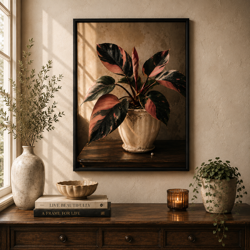 Velvet Blush | Framed Canvas Wall Art