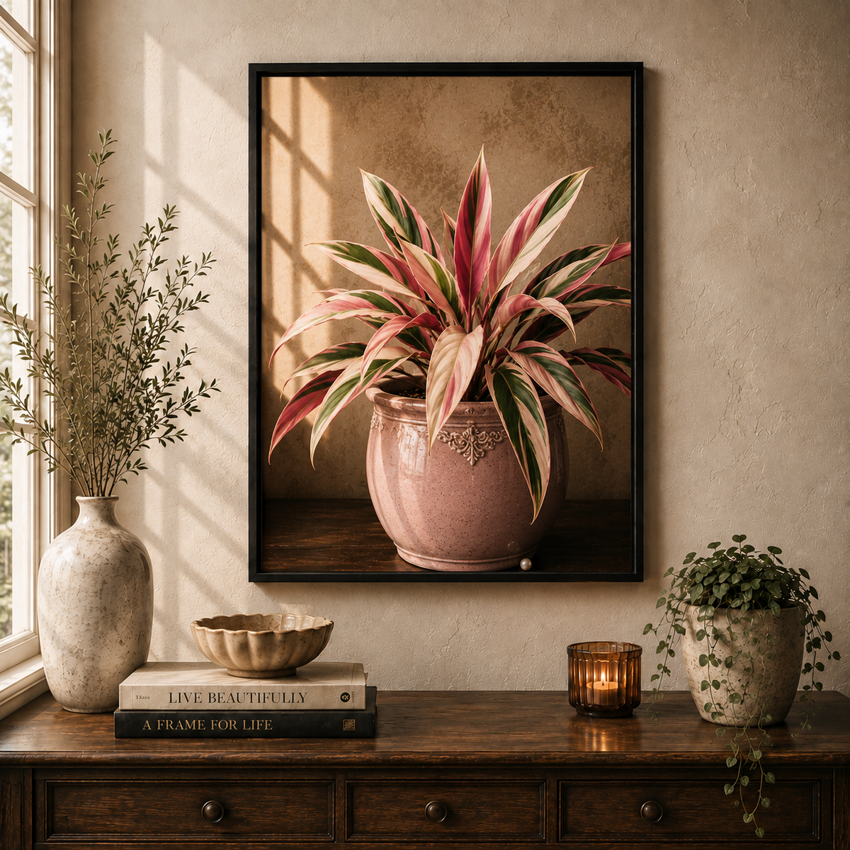 Rosewater | Framed Canvas Wall Art