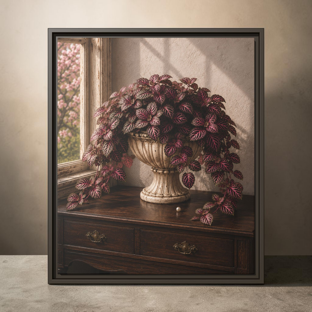 Blush & Vine | Framed Canvas Wall Art