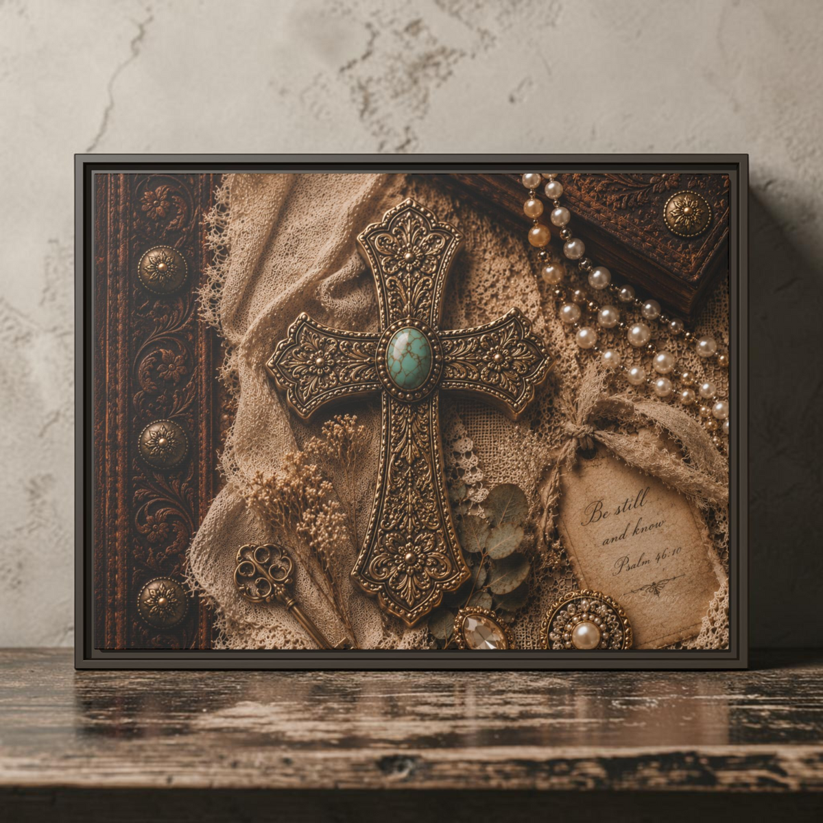 Faith & Linen | Framed Canvas Wall Art