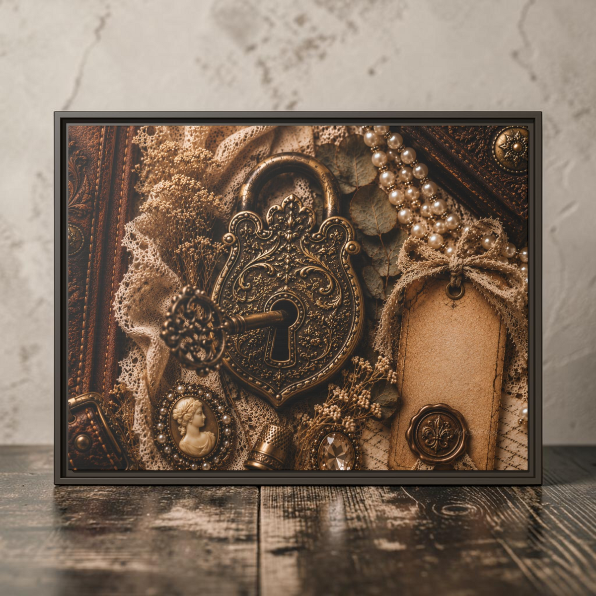 Hidden Heirloom | Framed Canvas Wall Art