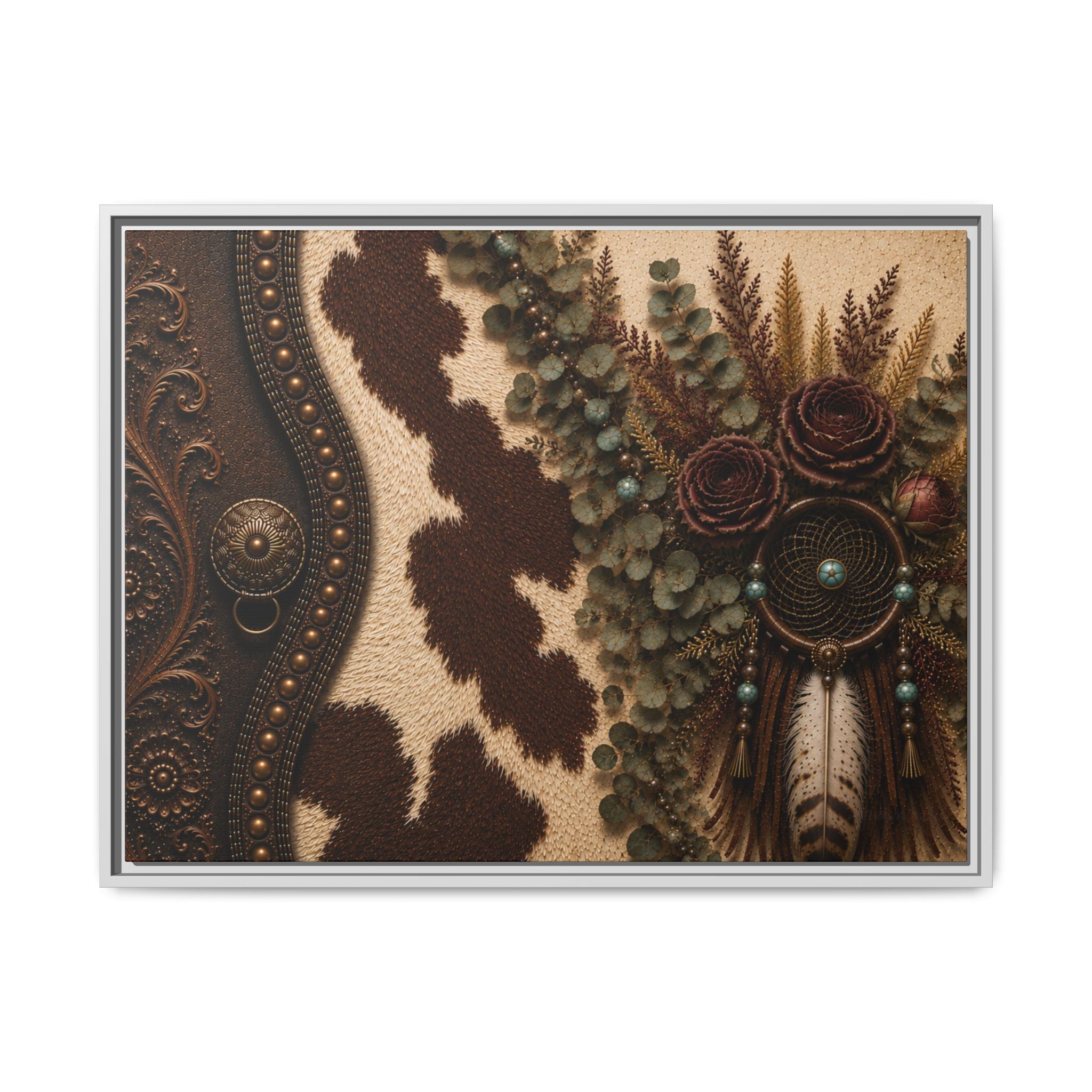 The Cowgirl's Dream | Framed Canvas Wall Art