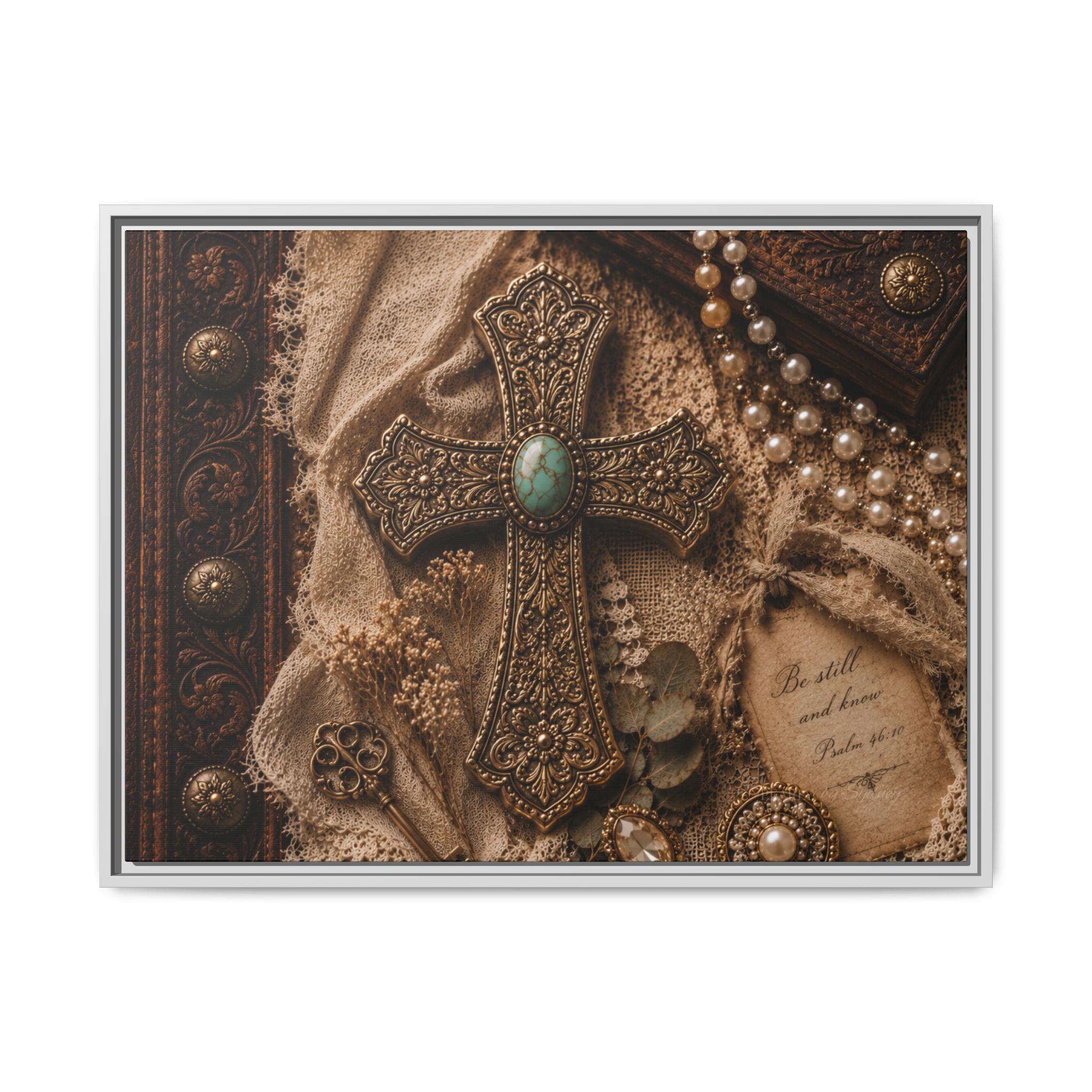 Faith & Linen | Framed Canvas Wall Art
