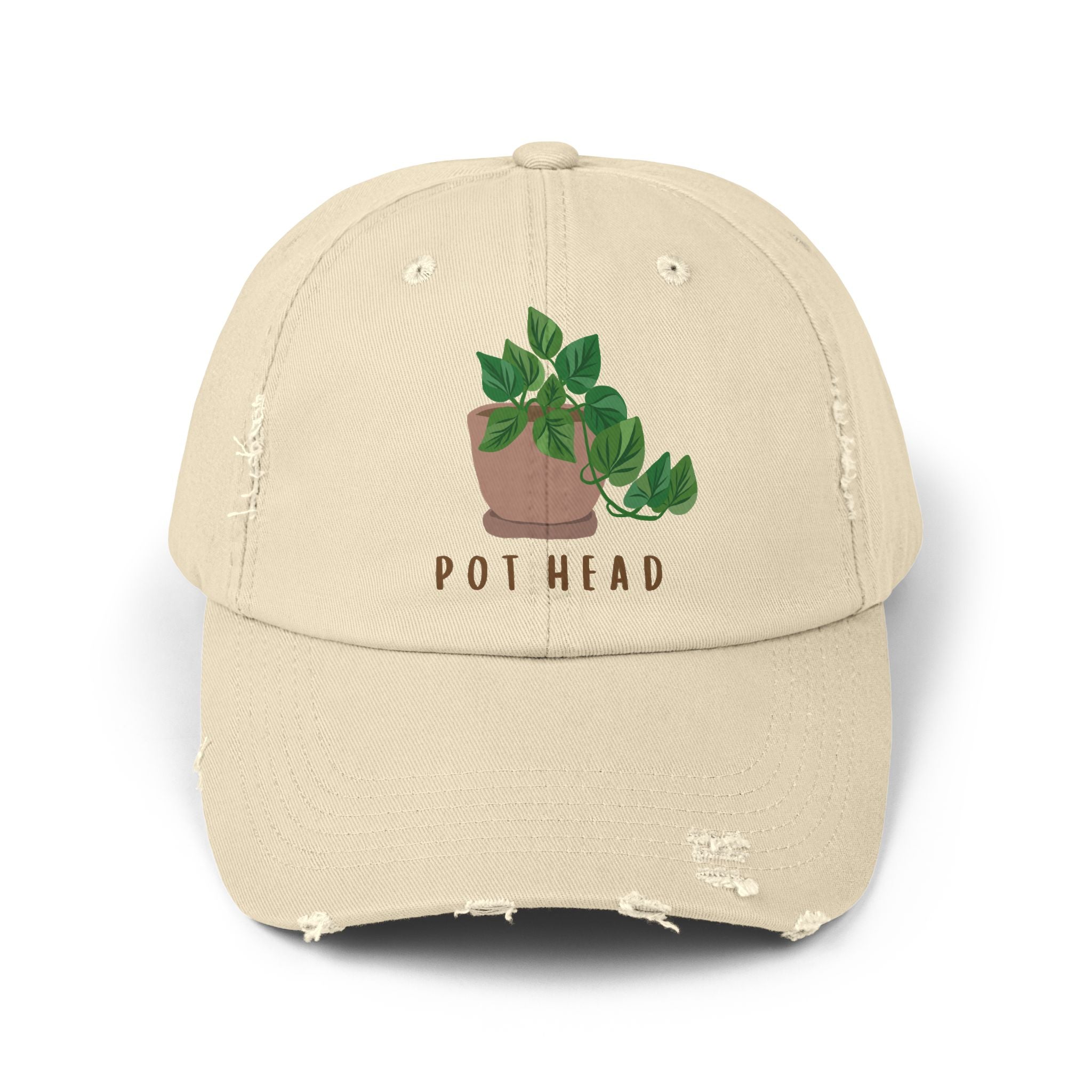 Pot Head | Distressed Cap