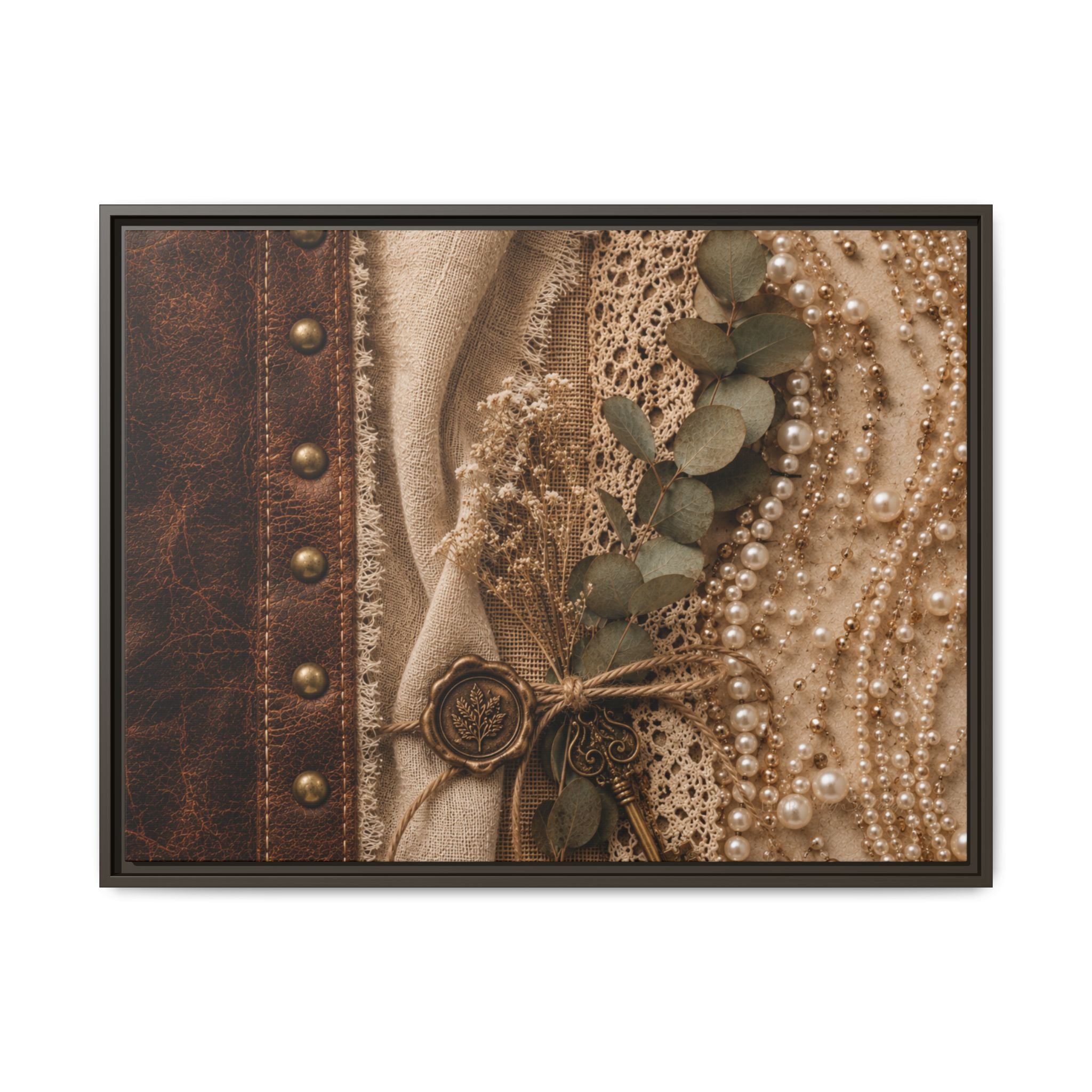 Pearls & Promises | Framed Canvas Wall Art