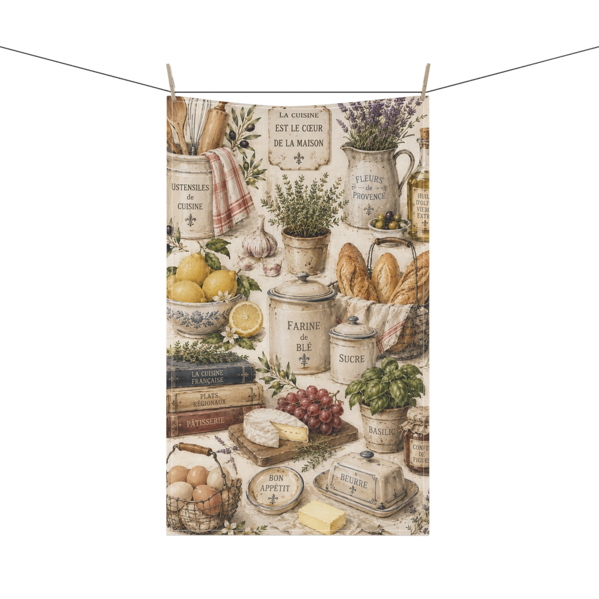 French Kitchen  | Kitchen Tea Towel