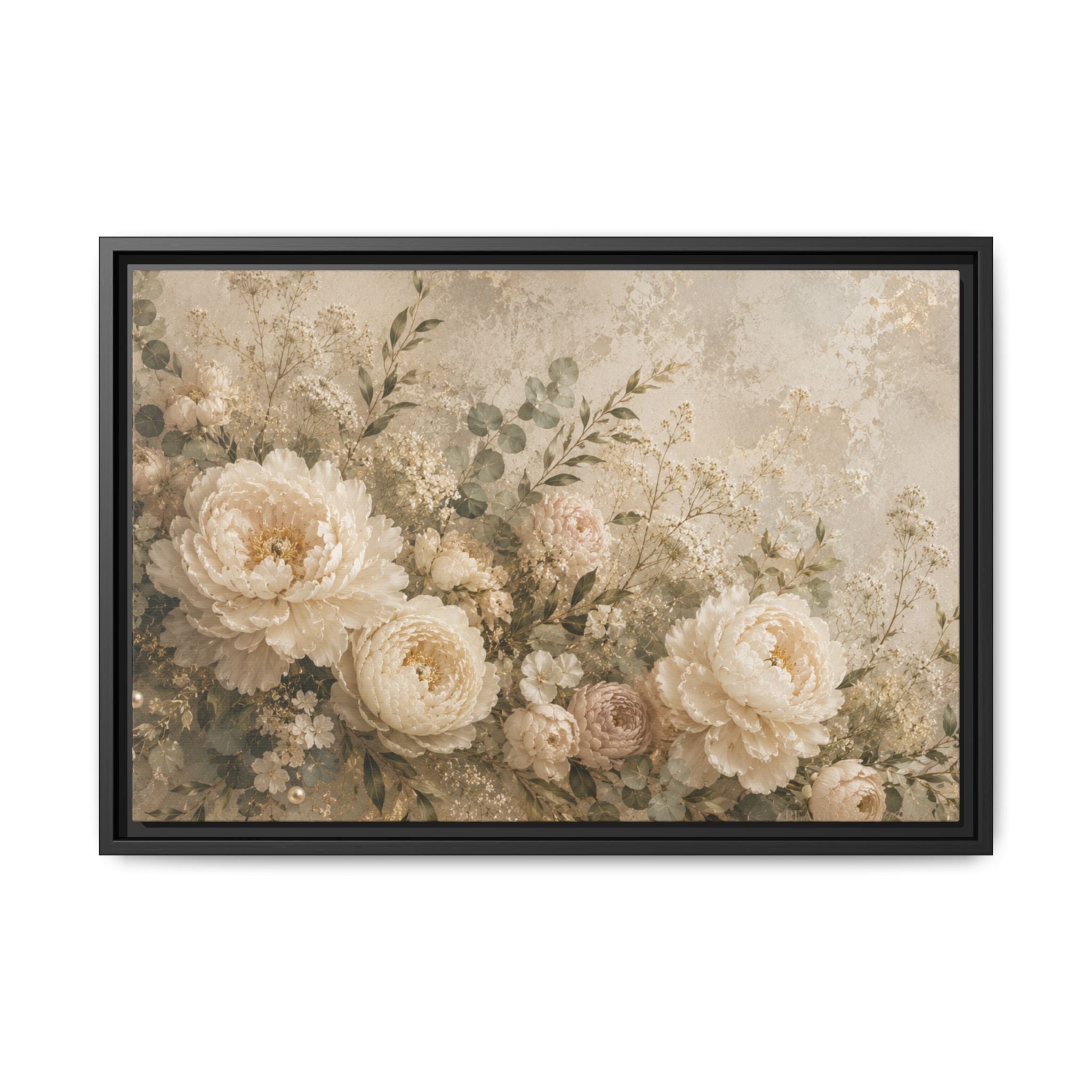 Botanical Harmony | Framed Canvas Wall Art