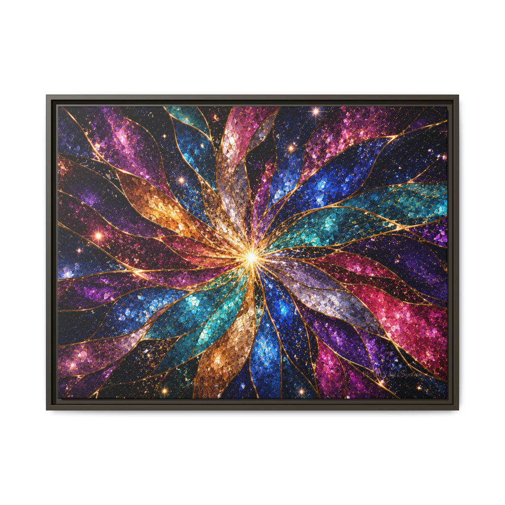 Galaxy Prism | Framed Canvas Wall Art