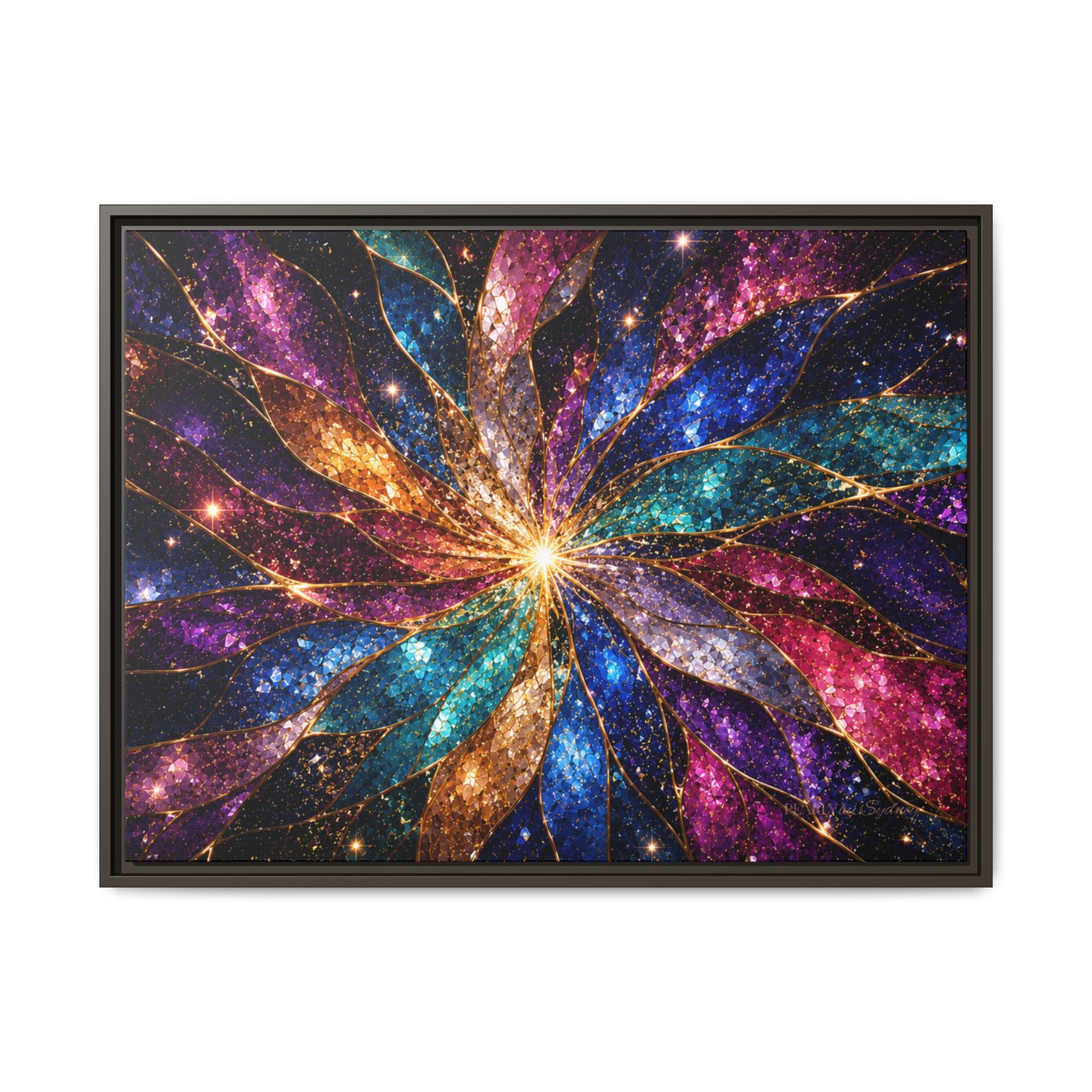Galaxy Prism | Framed Canvas Wall Art