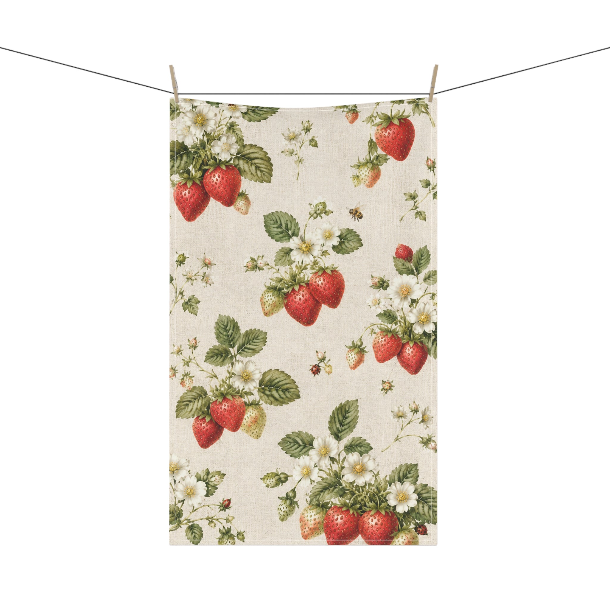 Strawberry Patch | Kitchen Tea Towel