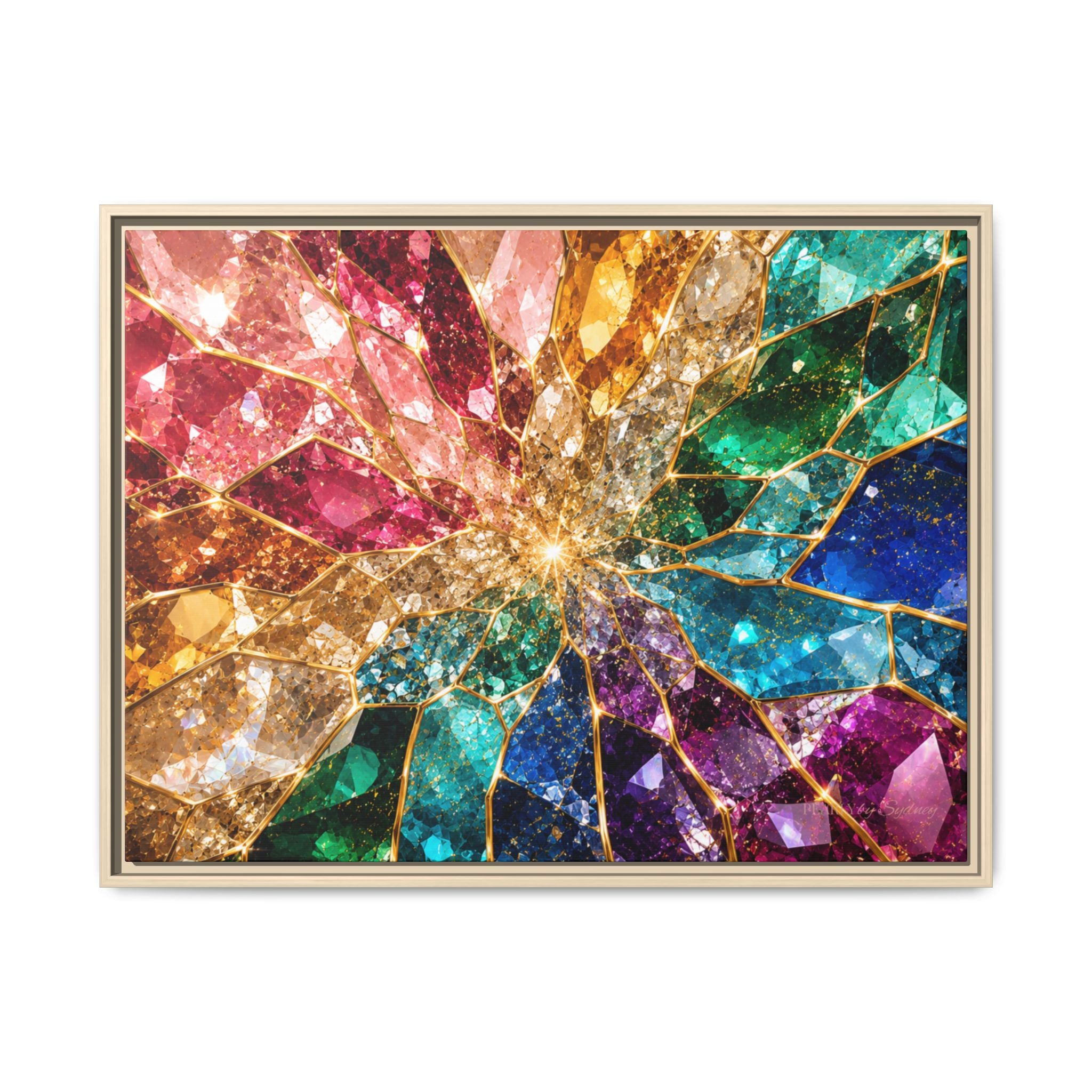 Gemstone Prism | Framed Canvas Wall Art