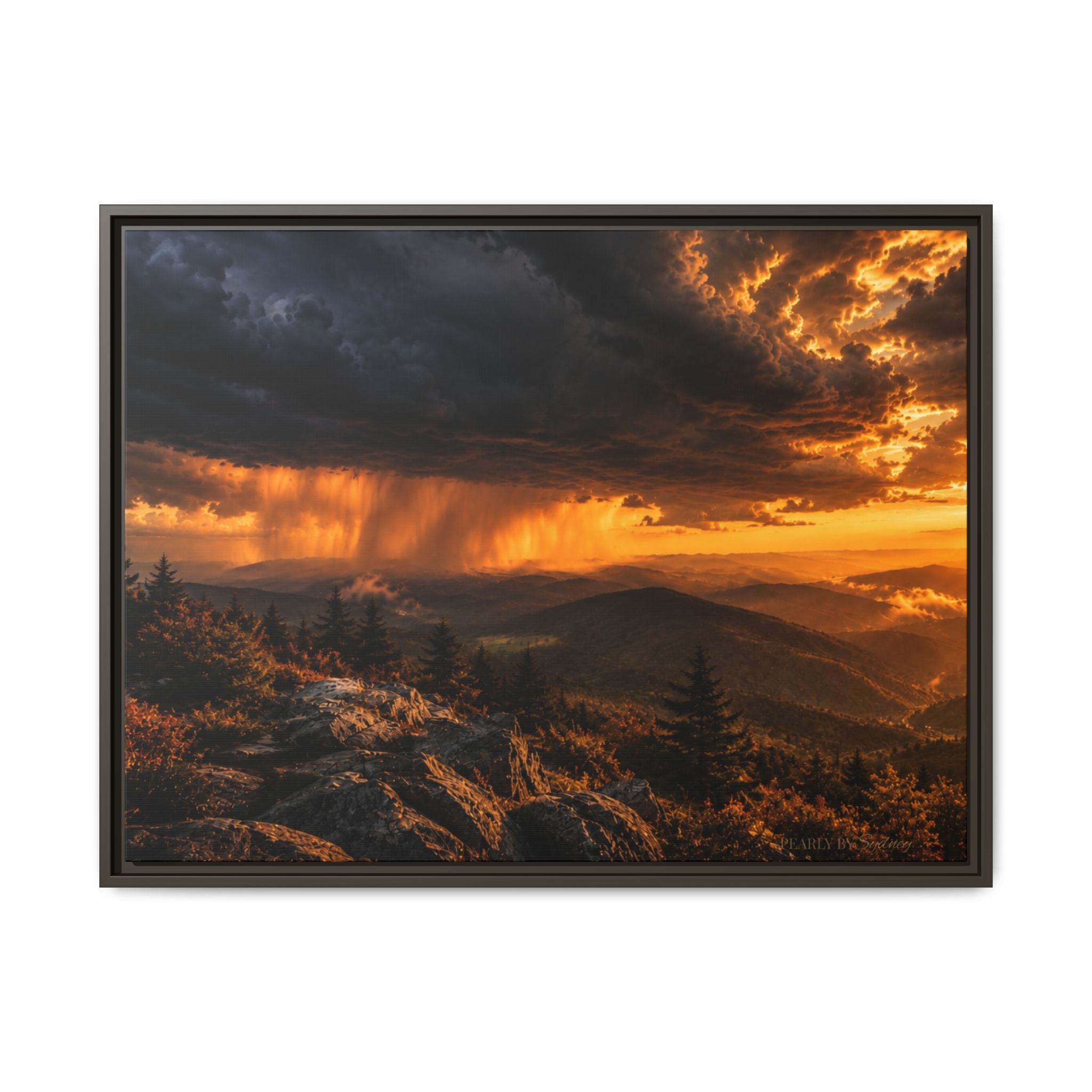 Rolling Hills | Framed Canvas Wall Art