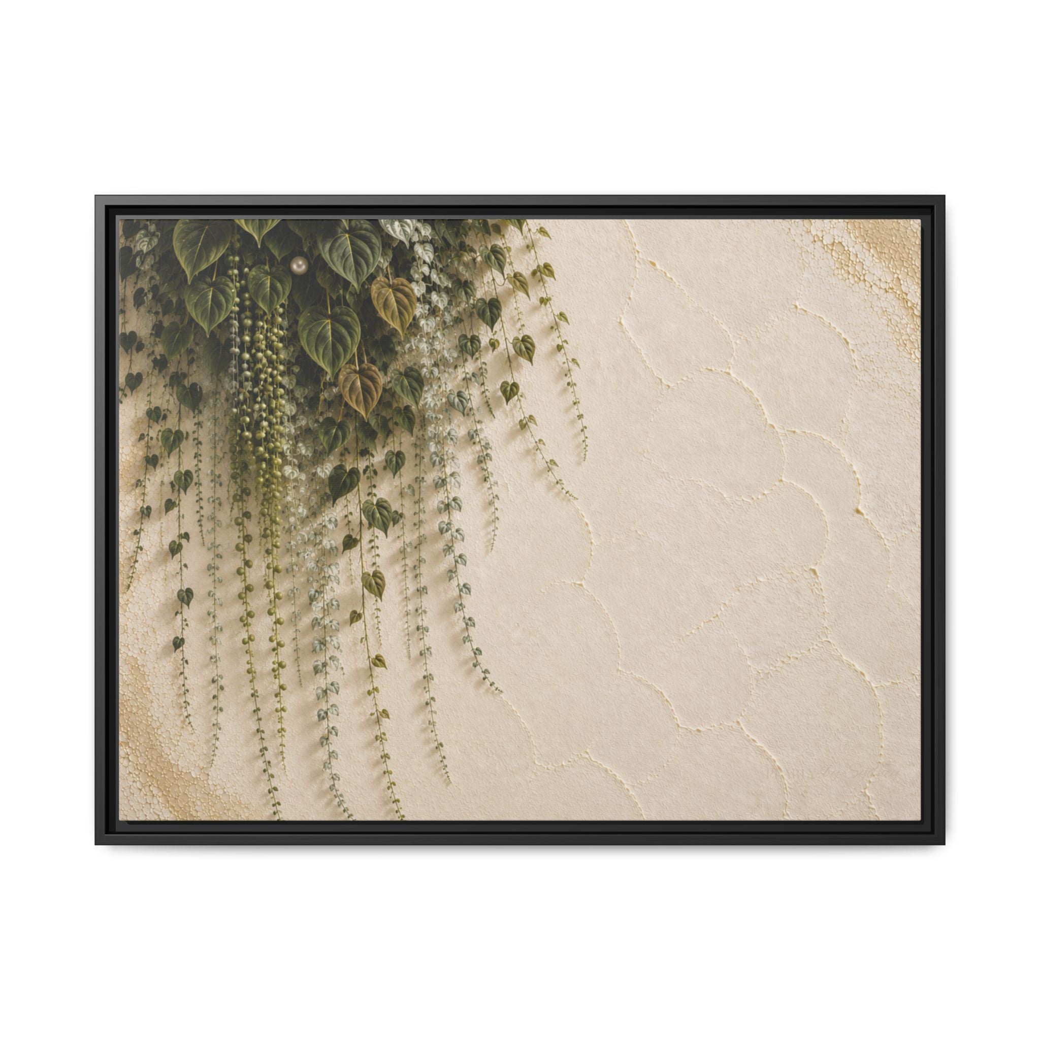 Verdant Flow | Framed Canvas Wall Art