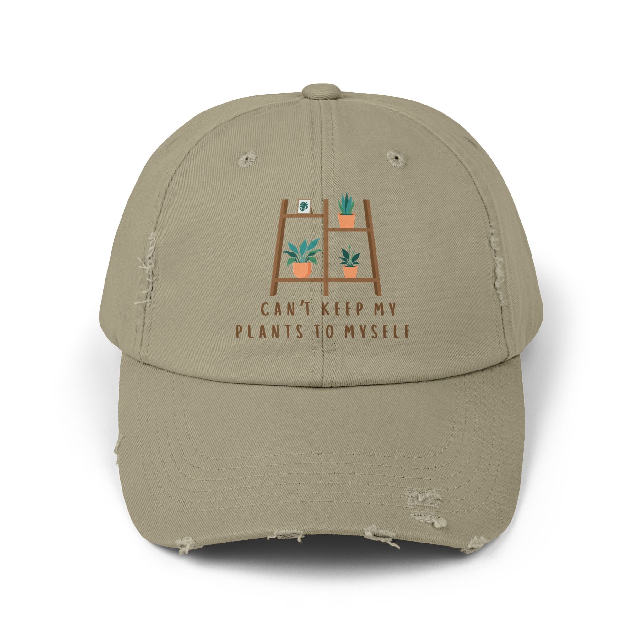 Can't Keep My Plants to Myself | Unisex Distressed Cap