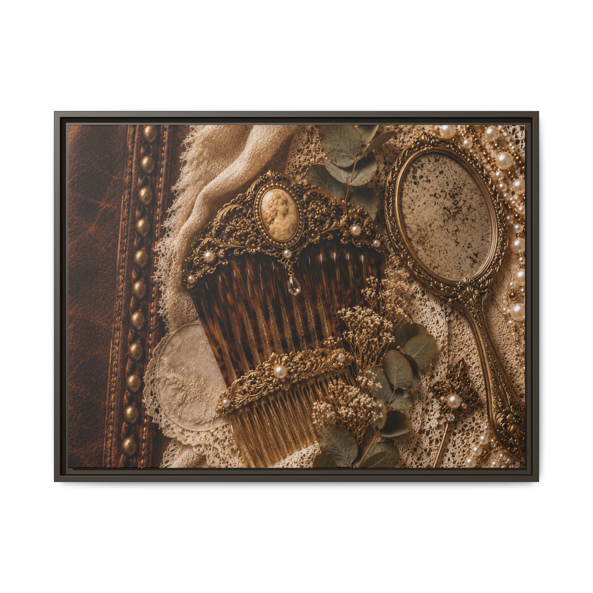 Vanity Treasures | Framed Canvas Wall Art