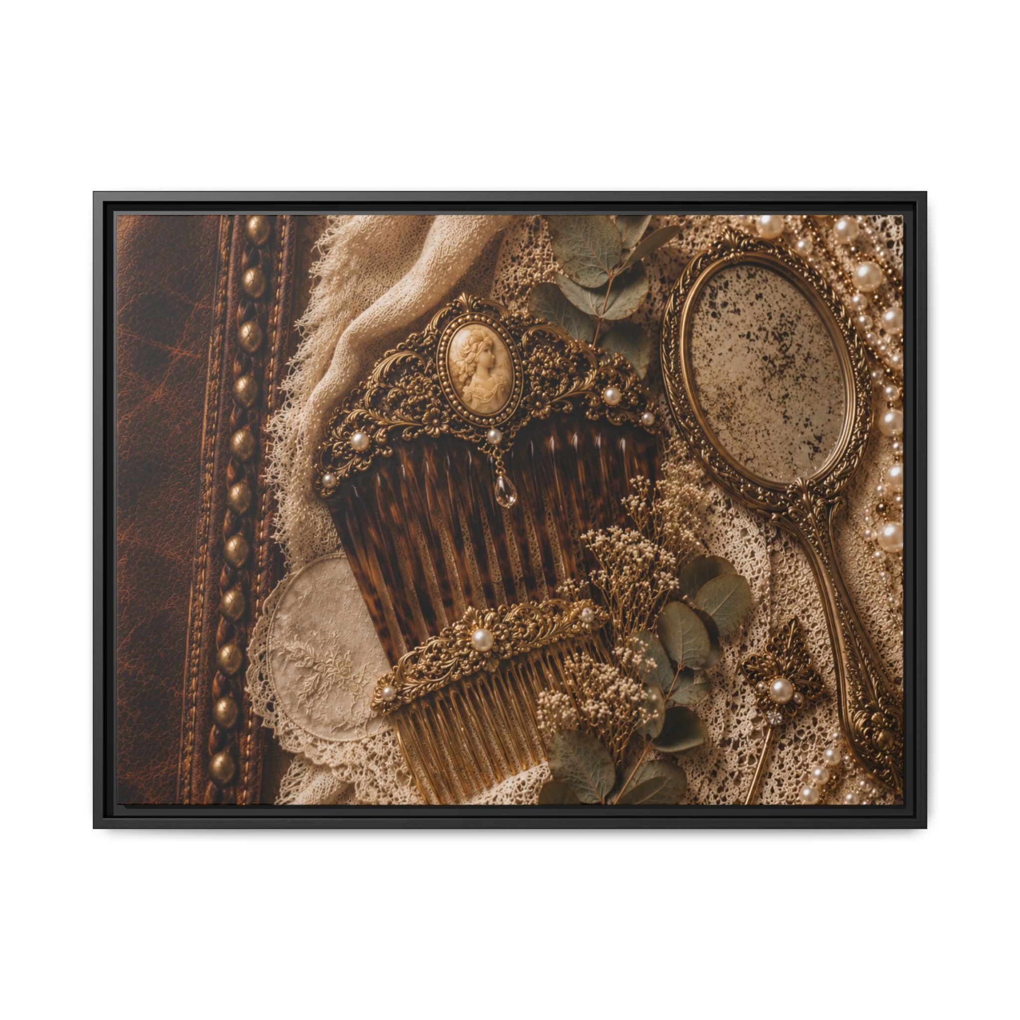 Vanity Treasures | Framed Canvas Wall Art