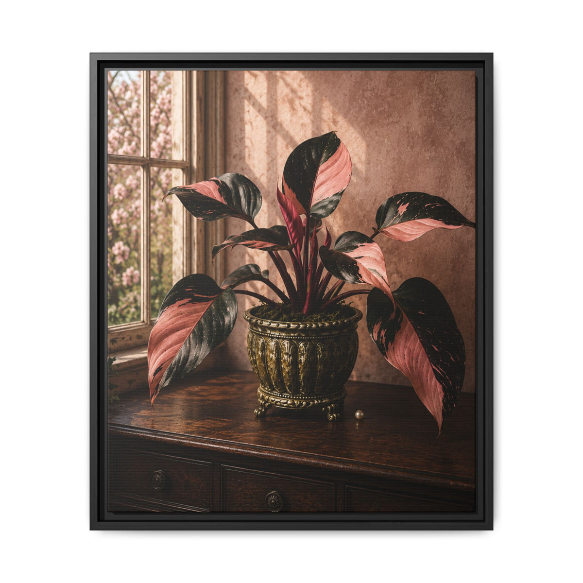 Rosewood Blush | Framed Canvas Wall Art