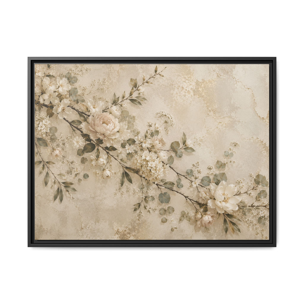 Ivory Reverie | Framed Canvas Wall Art