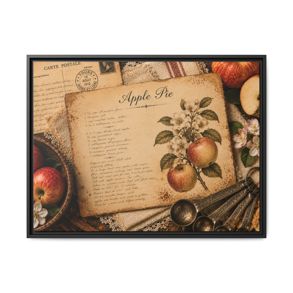 Apple Pie  | Framed Canvas Wall Art