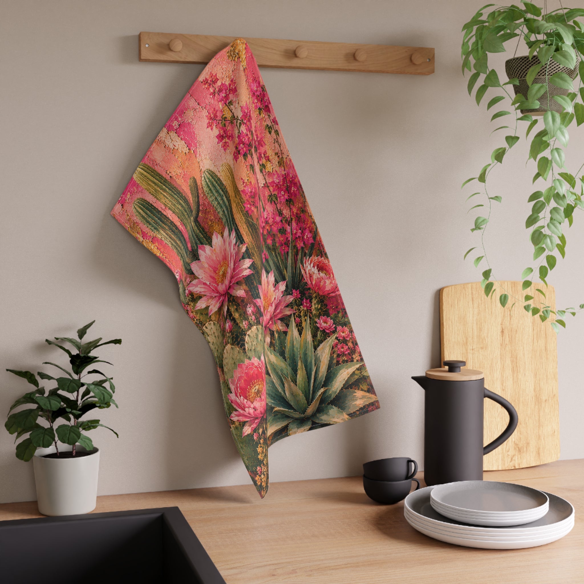 Desert Bloom | Kitchen Tea Towel
