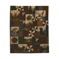 Heritage Lodge | Velveteen Plush Blanket