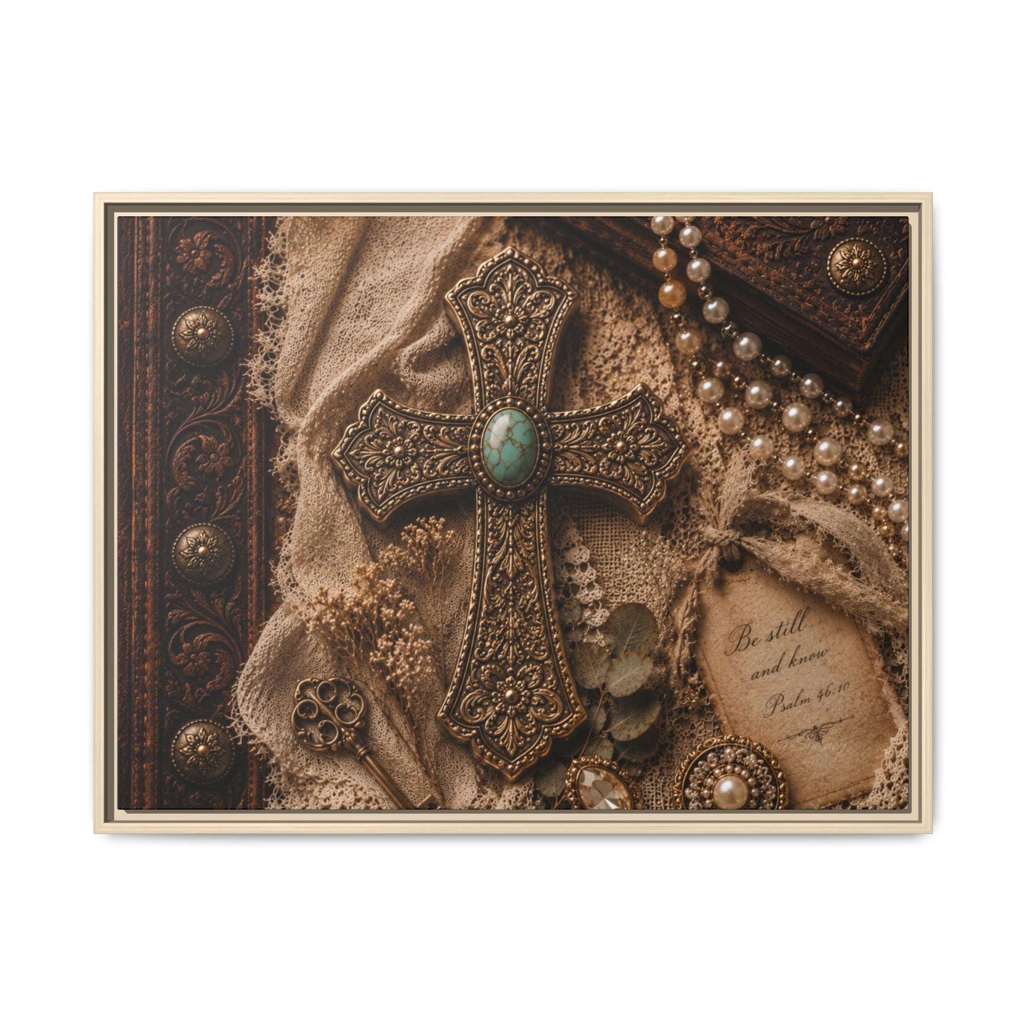 Faith & Linen | Framed Canvas Wall Art