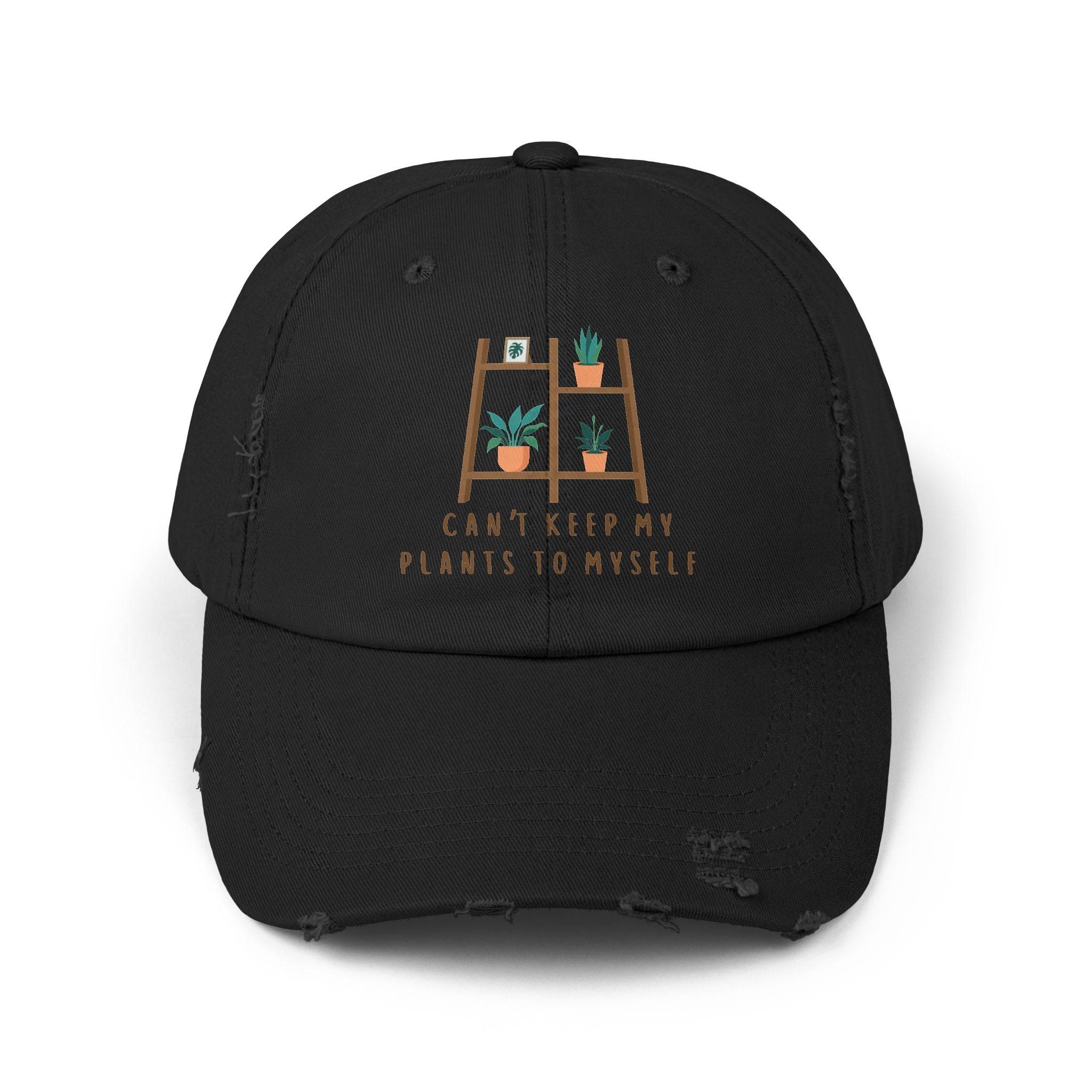 Can't Keep My Plants to Myself | Unisex Distressed Cap