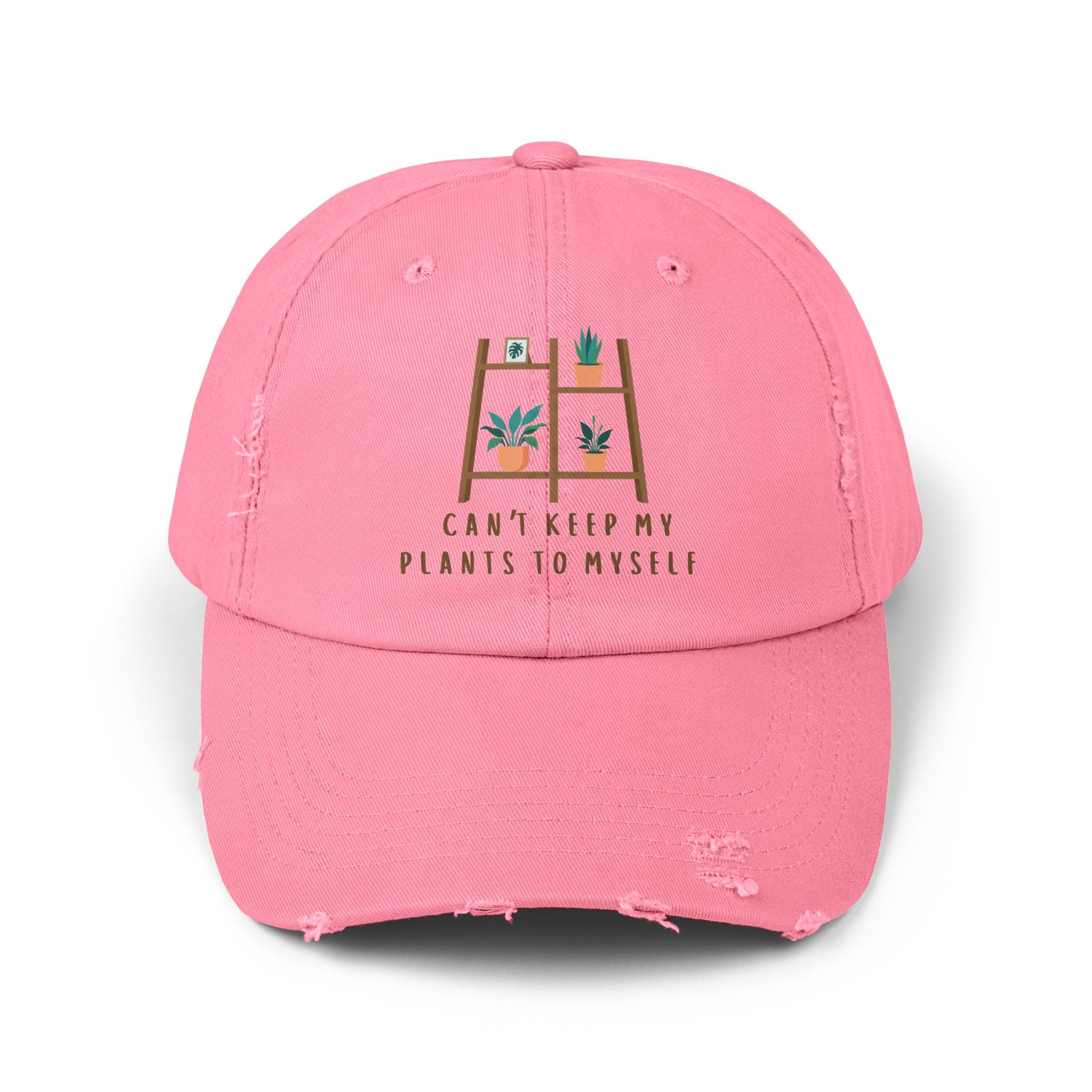 Can't Keep My Plants to Myself | Unisex Distressed Cap