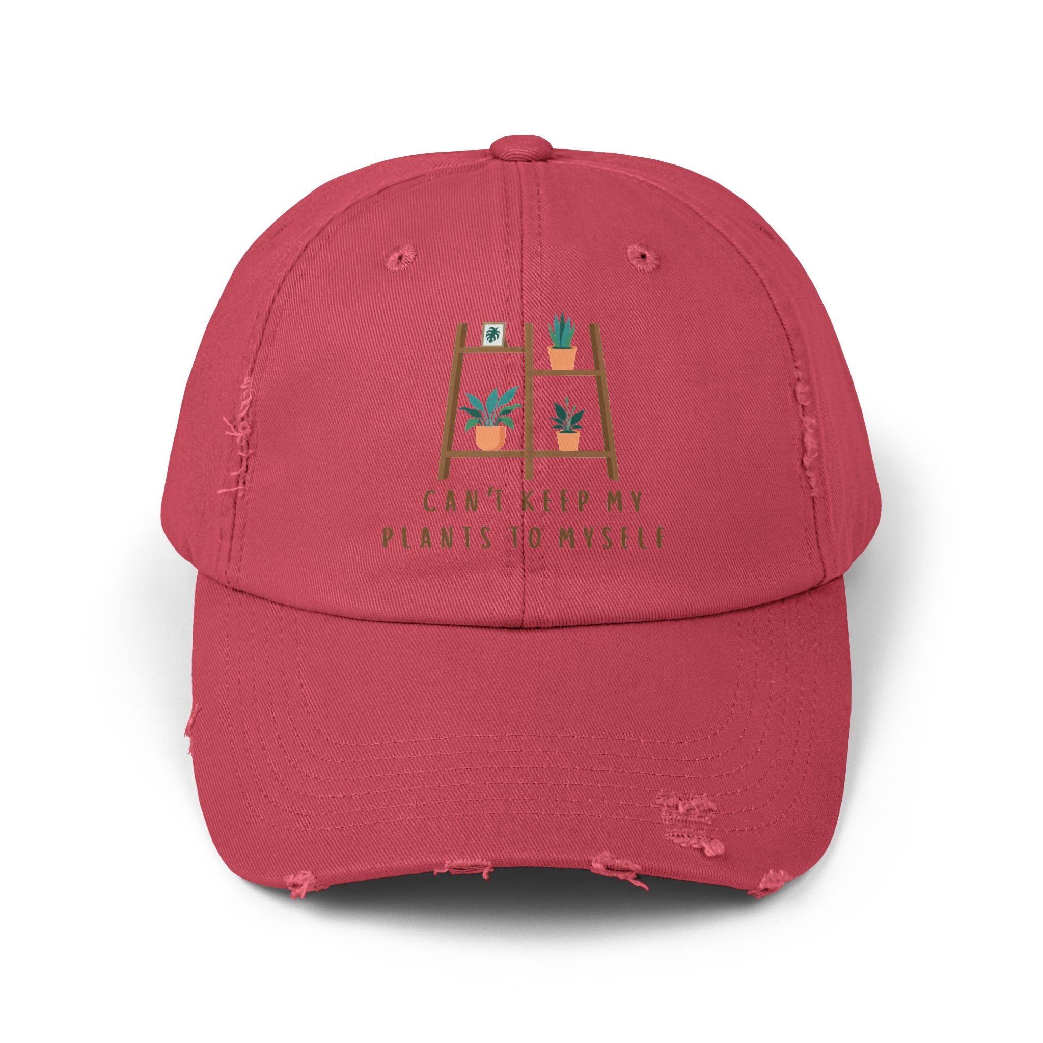 Can't Keep My Plants to Myself | Unisex Distressed Cap