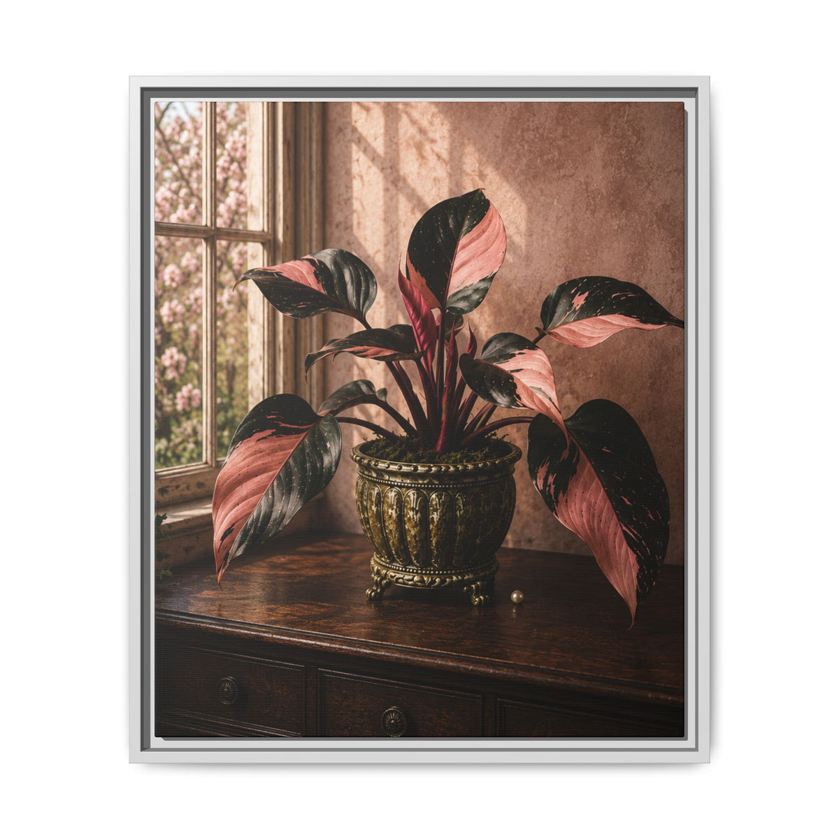 Rosewood Blush | Framed Canvas Wall Art
