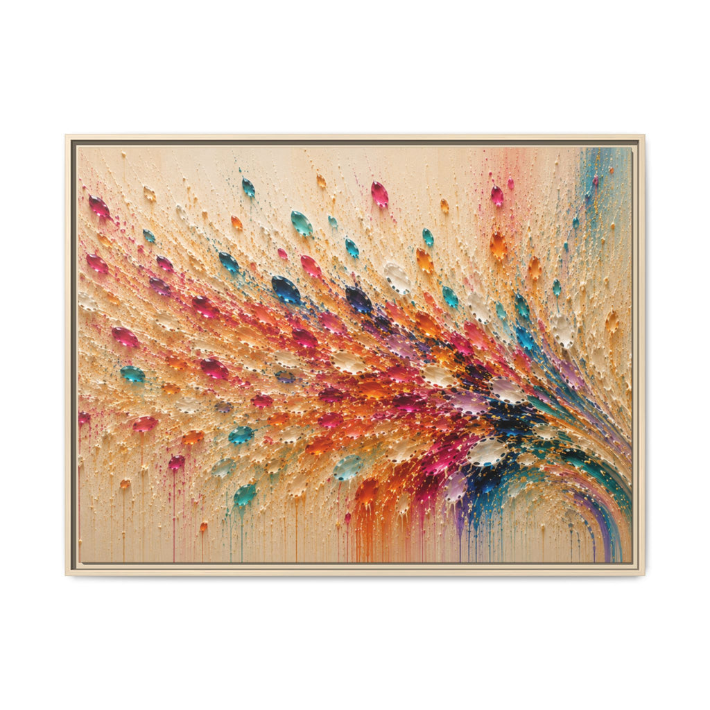Gemstone Cascade I | Framed Canvas Wall Art