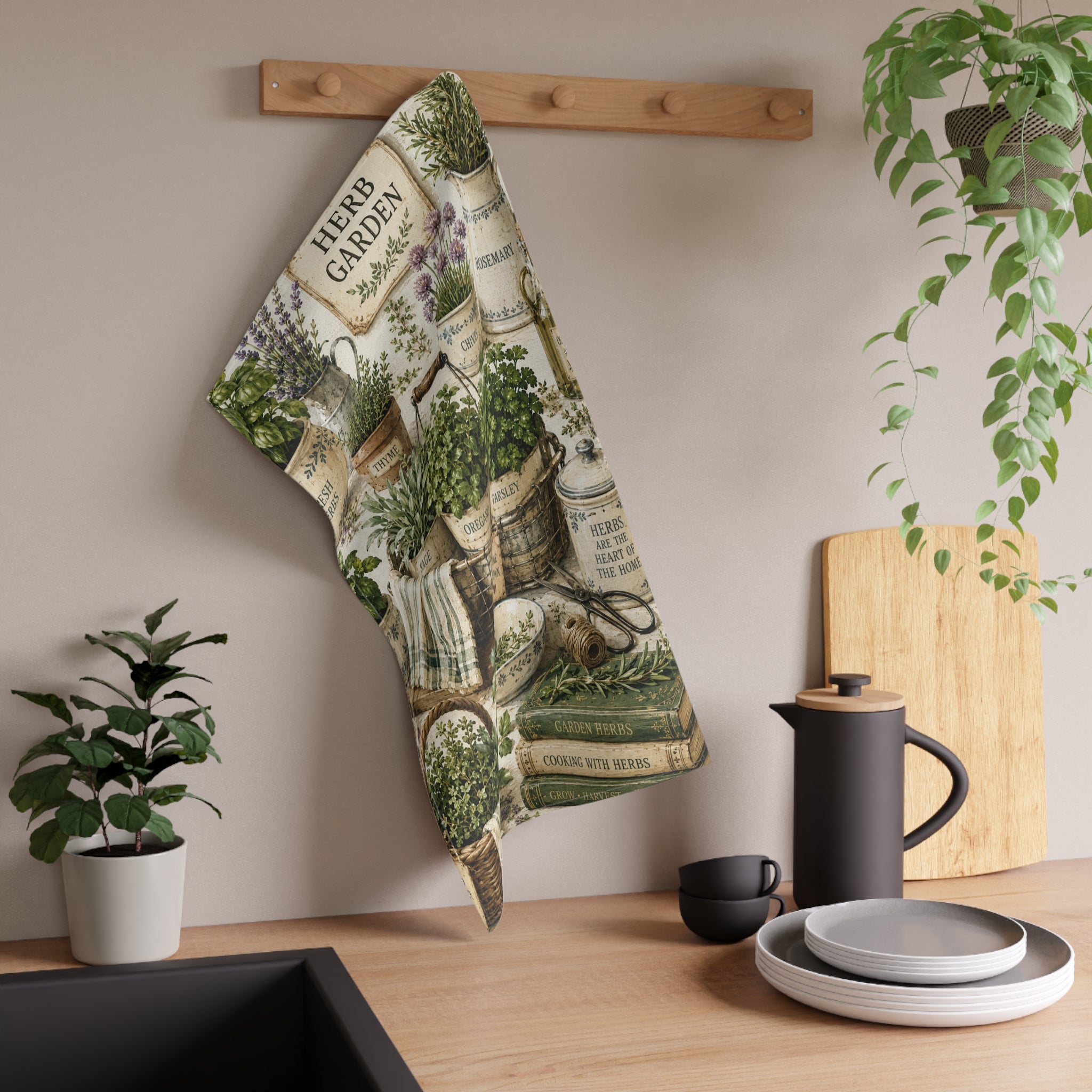 Herb Garden | Kitchen Tea Towel