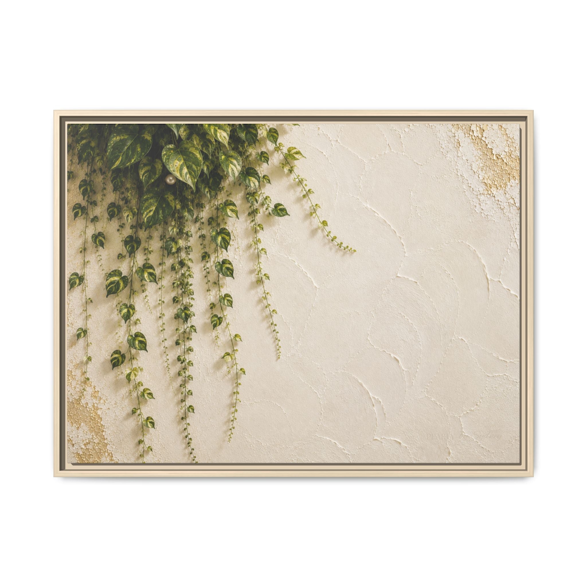 Emerald Falls | Framed Canvas Wall Art