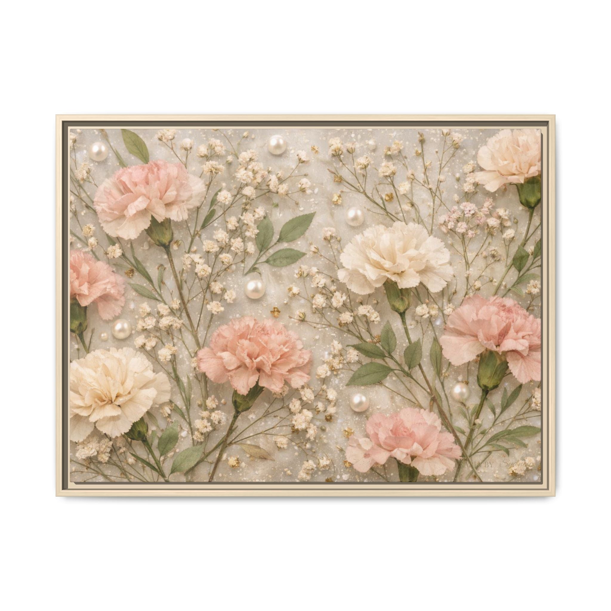 Pearl Meadow | Framed Canvas Wall Art