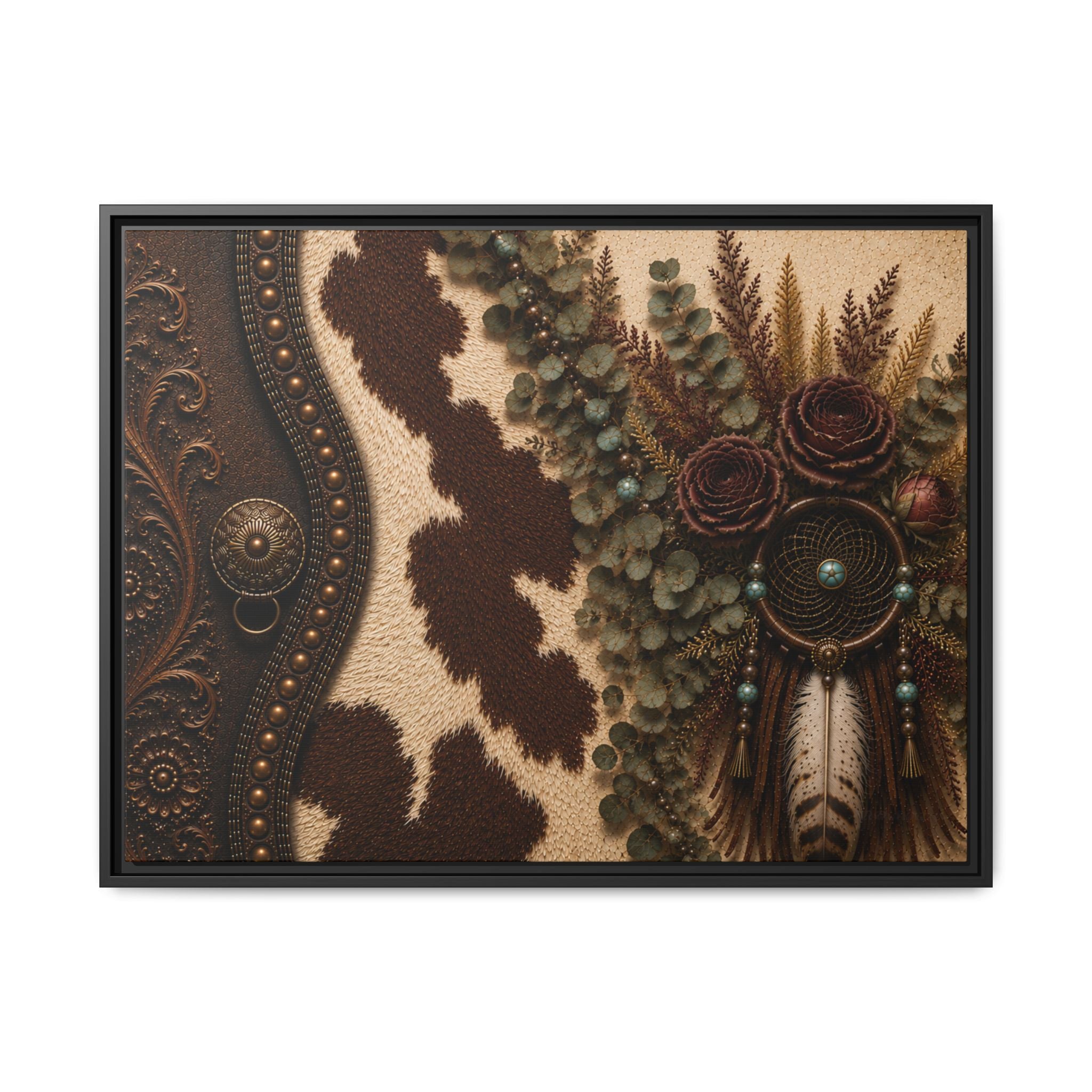 The Cowgirl's Dream | Framed Canvas Wall Art