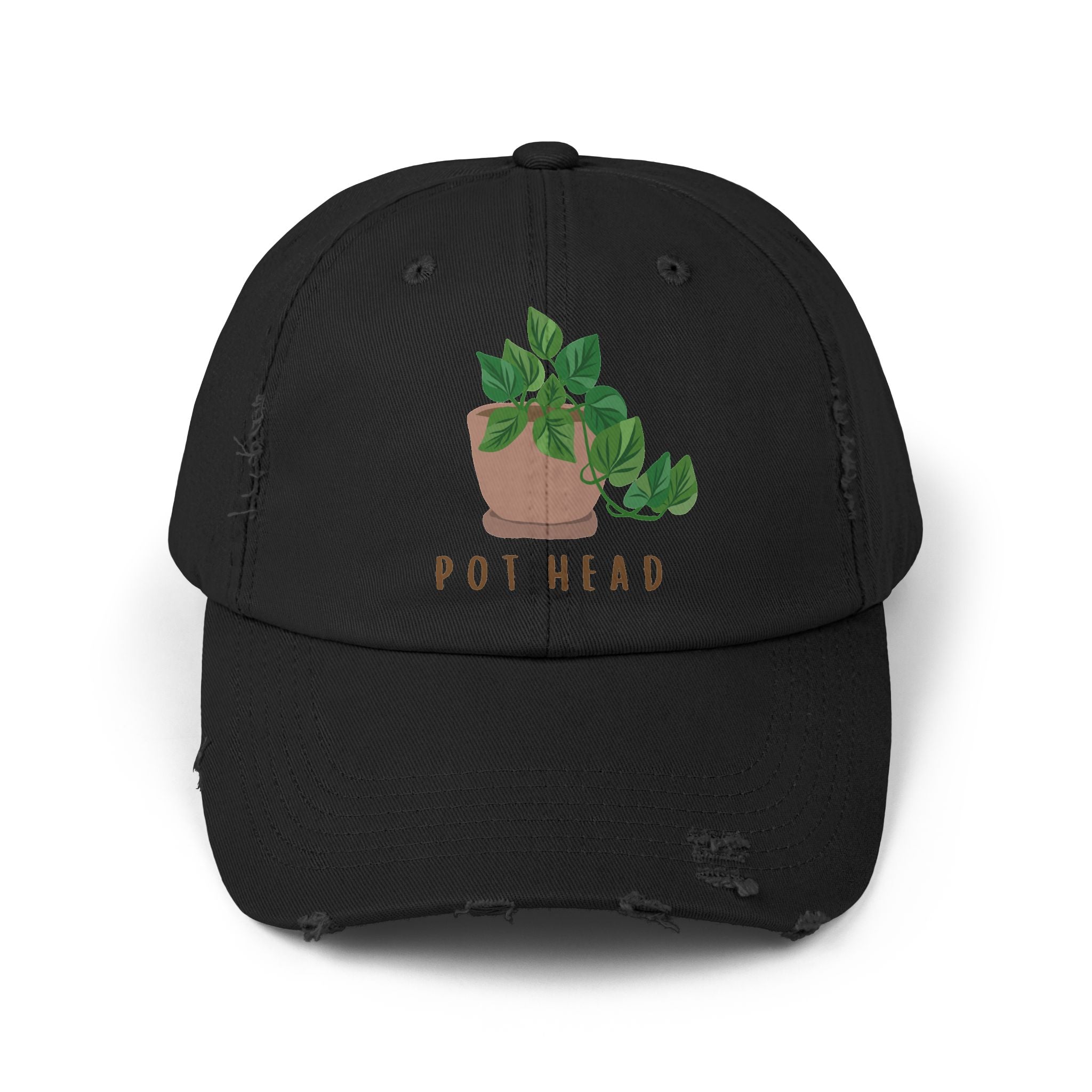 Pot Head | Distressed Cap