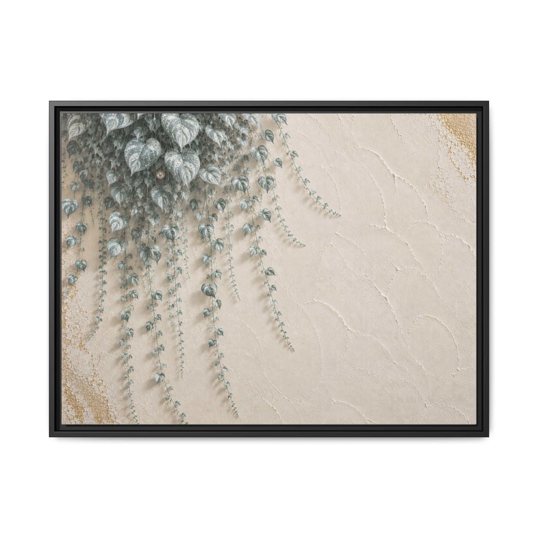 Silver Drift | Framed Canvas Wall Art