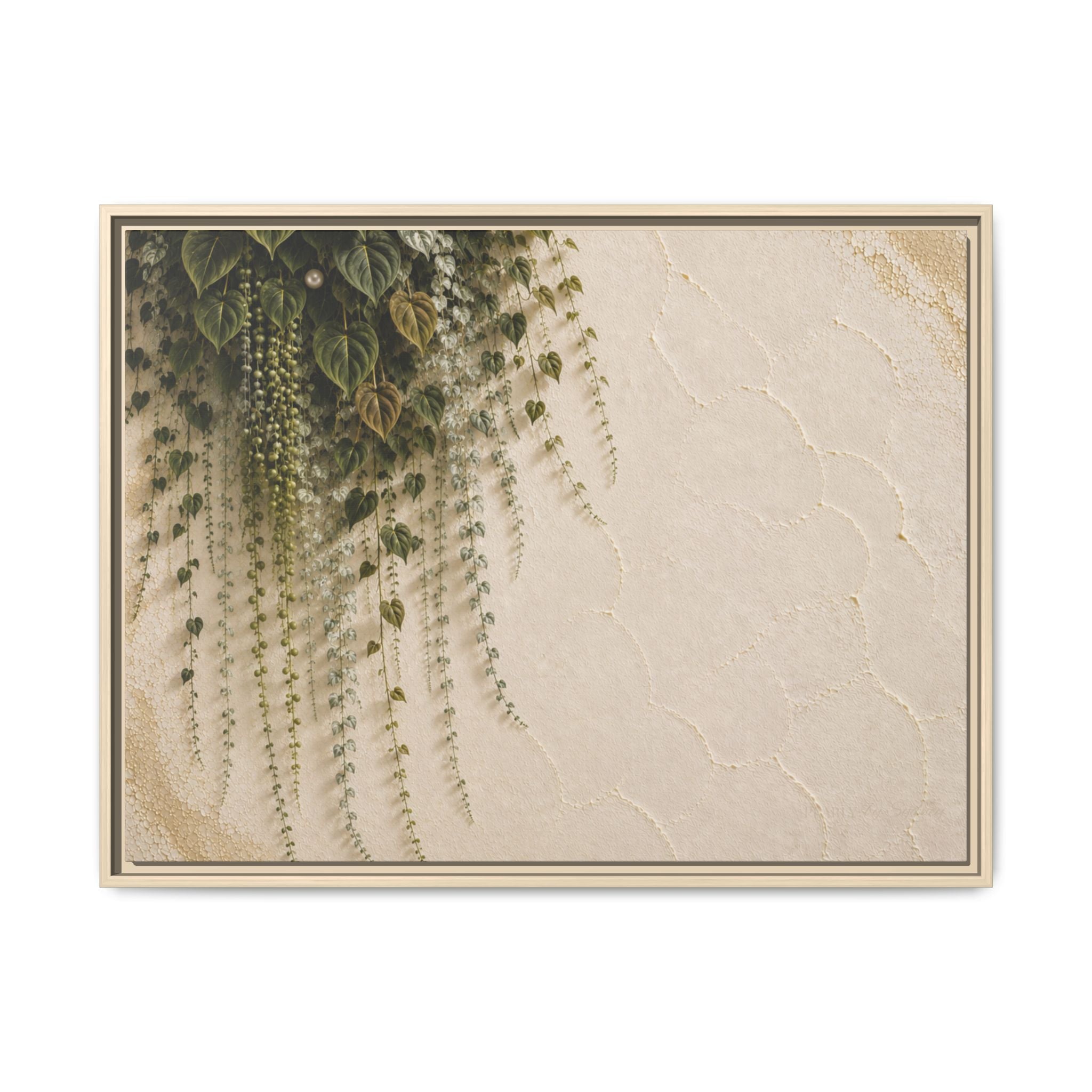 Verdant Flow | Framed Canvas Wall Art