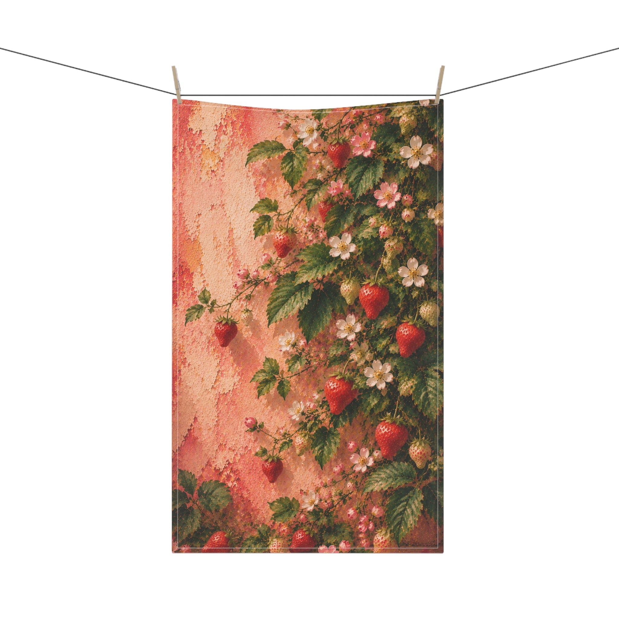 Strawberry Blossom | Kitchen Tea Towel