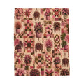 Blushing Heirloom | Velveteen Plush Blanket