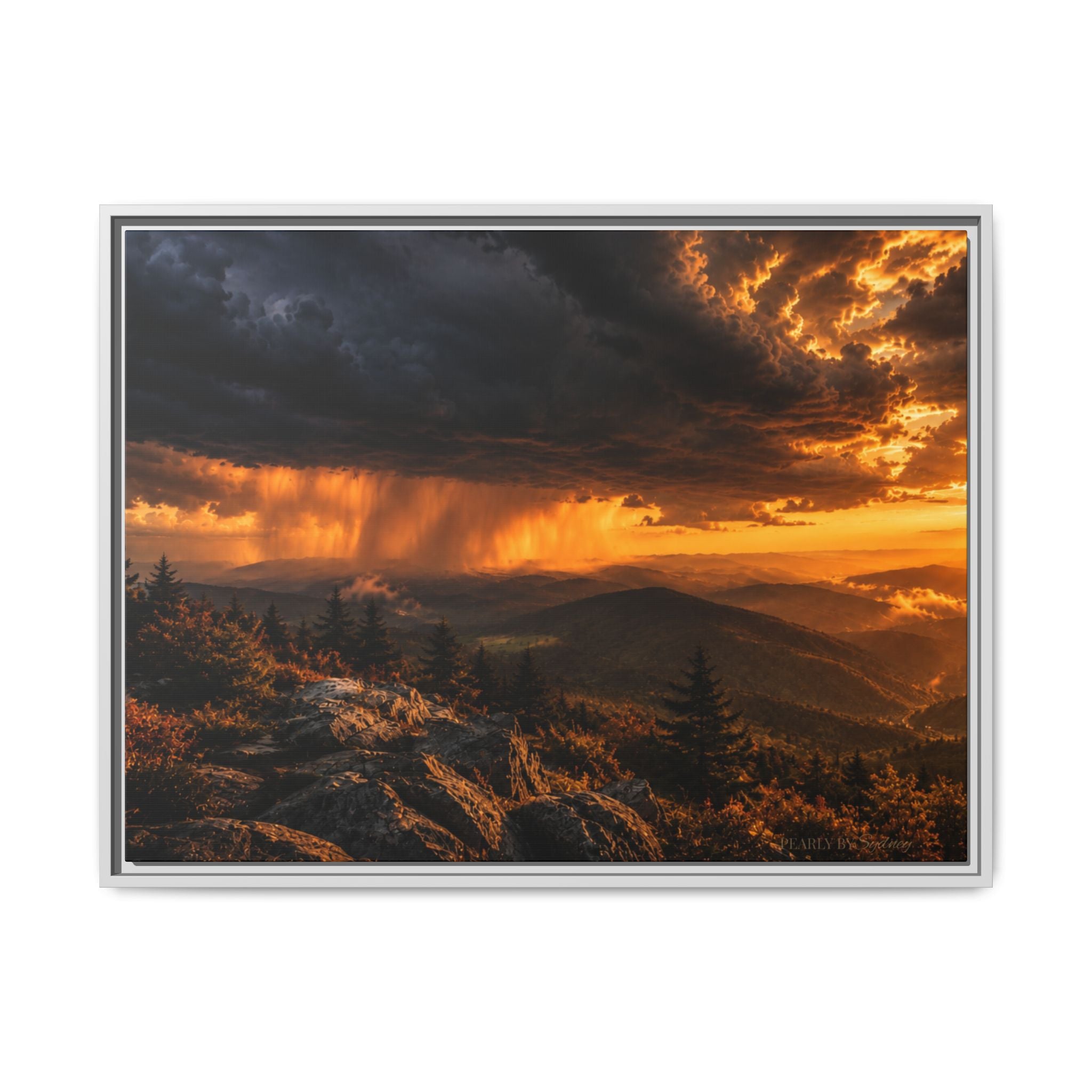 Rolling Hills | Framed Canvas Wall Art