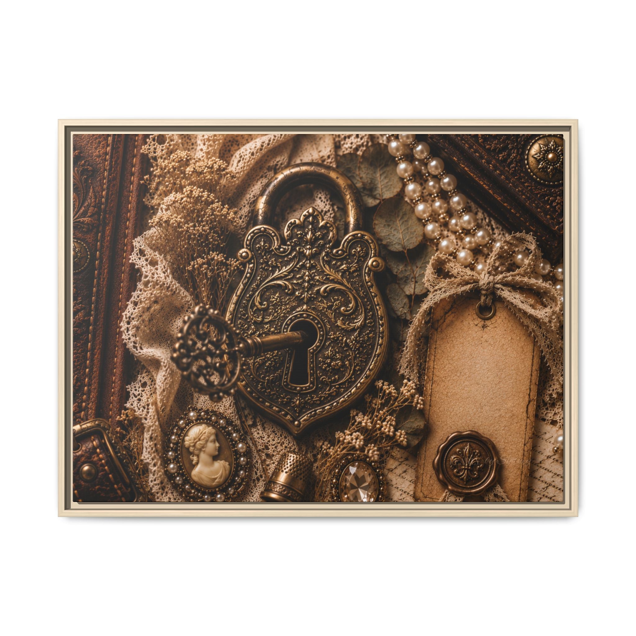 Hidden Heirloom | Framed Canvas Wall Art