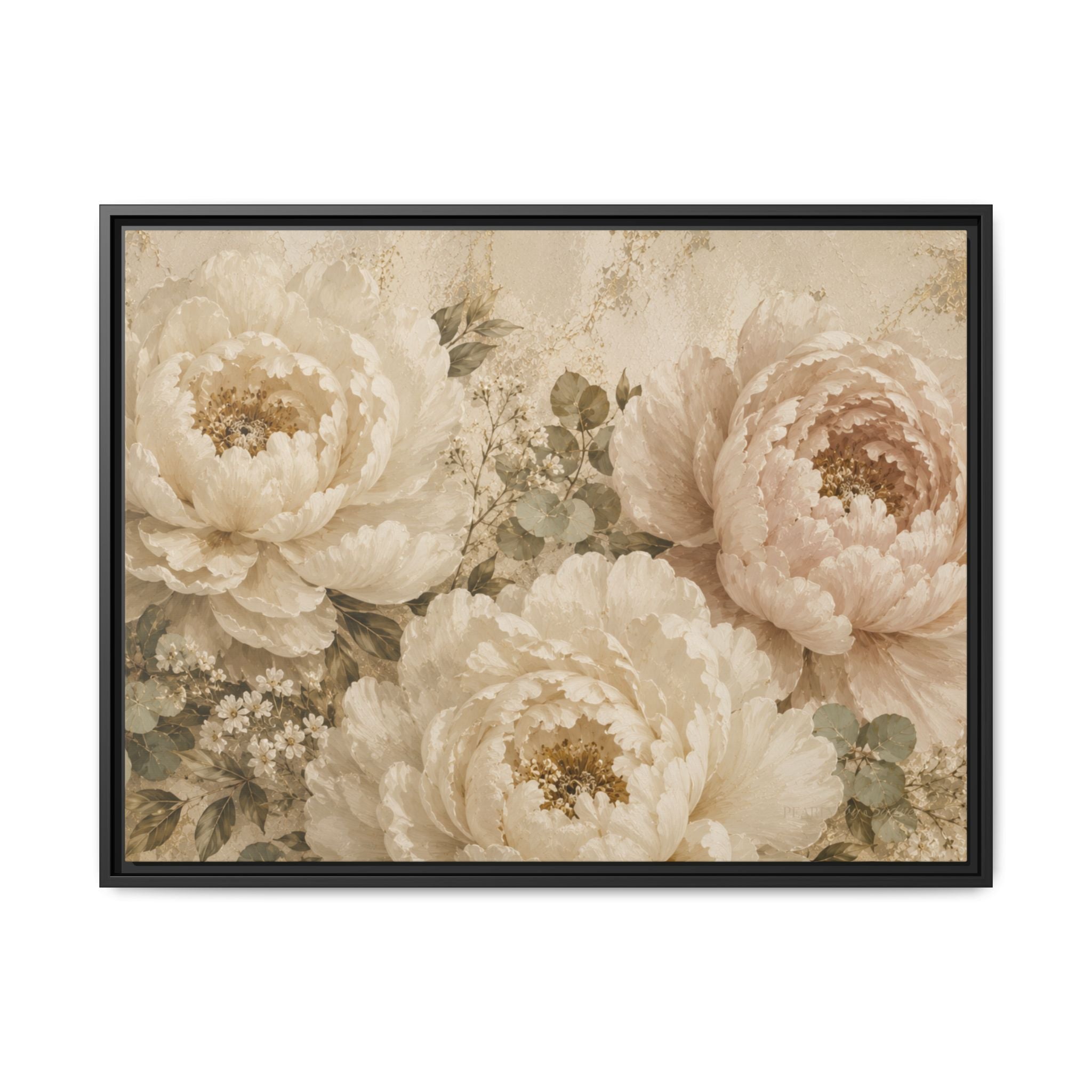 Bloom & Stone | Framed Canvas Wall Art